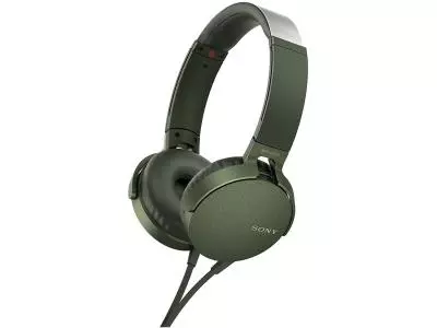 Наушники Sony MDR-XB550AP зеленый