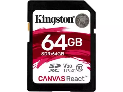 Карта памяти Kingston SDR 64GB