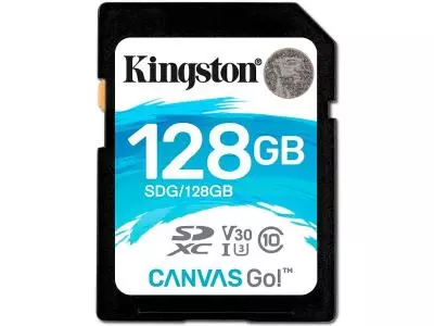 Карта памяти Kingston Canvas Go SDG 128GB