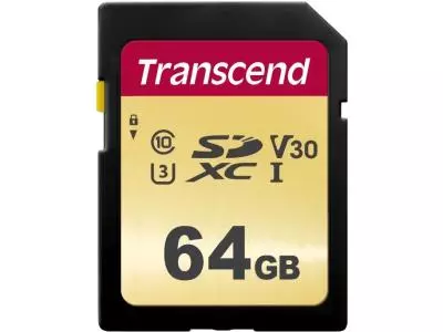 Карта памяти Transcend TS64GSDC500S 64GB
