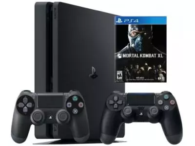 Игровая приставка Sony PlayStation 4 Slim 500Gb + Mortal Kombat XL + Dualshock