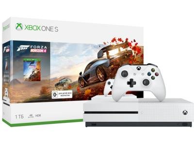 Игровая приставка Microsoft Xbox One S 1000 Gb белый + Forza Horizon 4