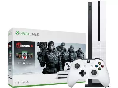 Игровая приставка Microsoft Xbox One S 1000 Gb белый + Gears 5