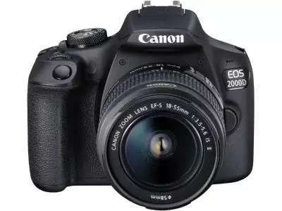 Фотокамера Canon EOS 2000D Kit EF-S 18-55 IS II черный