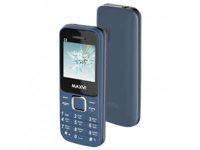 Мобильный телефон MAXVI C3 синий