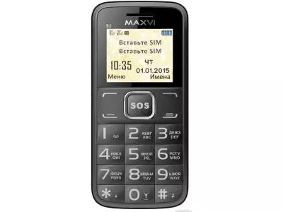 Мобильный телефон MAXVI B2 черный