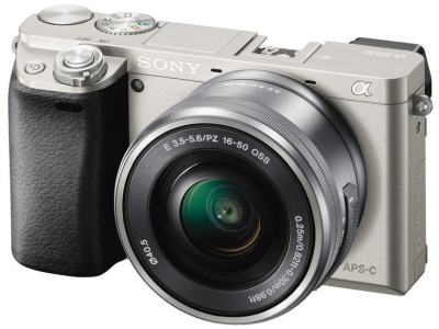 Фотокамера Sony Alpha ILCE-6000 Kit серебристый
