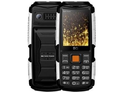 Мобильный телефон BQ 2430 Tank Power черный-серебристый