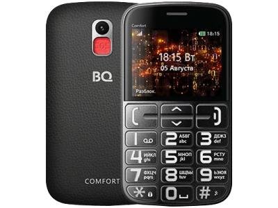 Мобильный телефон BQ BQ-2441 Comfort черный-серебристый