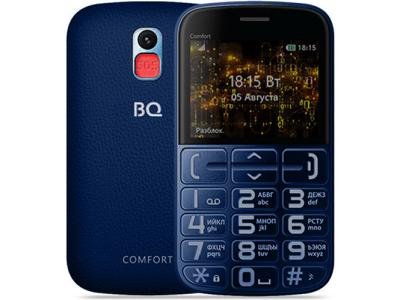 Мобильный телефон BQ BQ-2441 Comfort синий-черный