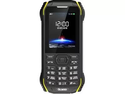 Мобильный телефон OLMIO X05 черный-желтый