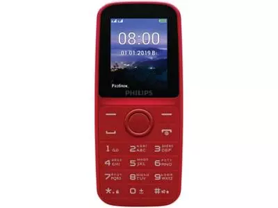 Мобильный телефон Philips Xenium E109 красный