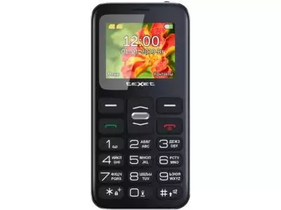 Мобильный телефон teXet TM-B209 черный