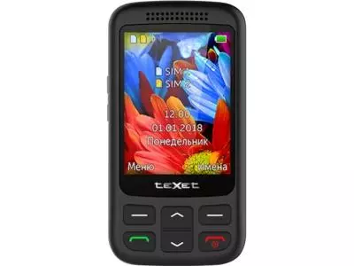 Мобильный телефон teXet TM-501 черный