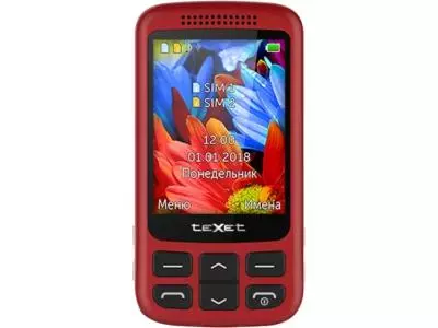 Мобильный телефон teXet TM-501 красный
