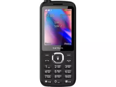 Мобильный телефон teXet TM-D325 черный