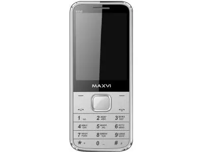 Мобильный телефон MAXVI X850 серебристый