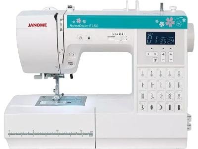 Швейная машина Janome HomeDecor 6180 белый-синий