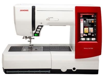 Швейная машина Janome Memory Craft 9900 белый-красный
