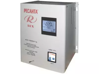 Стабилизатор Ресанта LUX ACH-10000/1-Ц белый