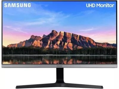 Монитор Samsung LU28R550UQIXCI черный-серебристый