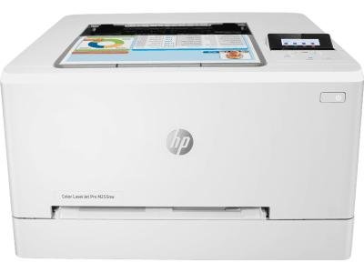 Принтер HP Color LaserJet Pro M255nw белый