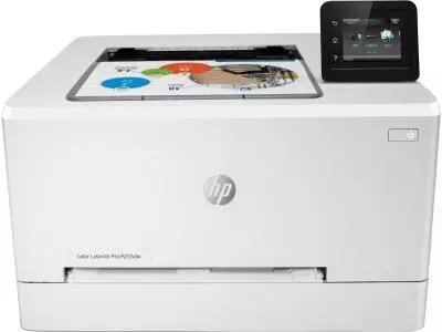 Принтер HP Color LaserJet Pro M255dw белый