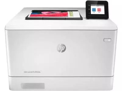 Принтер HP Color LaserJet Pro M454dw белый