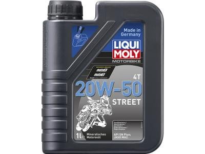 Моторное масло LIQUI MOLY Motorbike 4T Street 20W-50 1 л