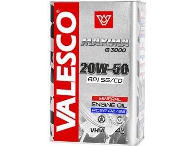Моторное масло VALESCO Maxima G3000 20W-50 4 л