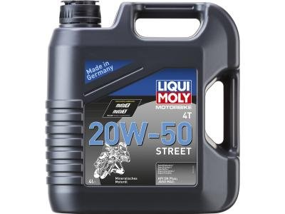 Моторное масло LIQUI MOLY Motorbike 4T Street 20W-50 4 л