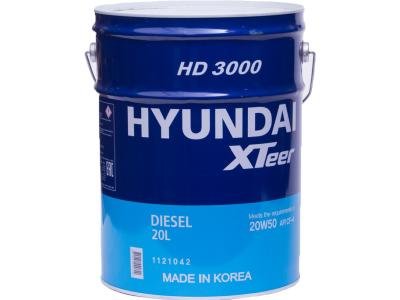 Моторное масло HYUNDAI XTeer HD 3000 20W-50 20 л