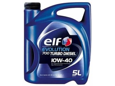 Моторное масло ELF Evolution 700 Turbo Diesel 10W-40 5 л