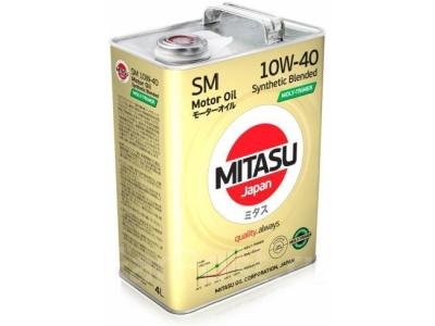 Моторное масло Mitasu MJ-M22 Moly-Trimer SM 10W-40 4 л