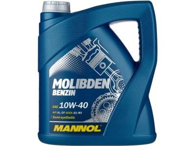 Моторное масло Mannol Molibden Benzin 10W-40 4 л