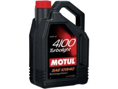 Моторное масло Motul 4100 Turbolight 10W40 4 л