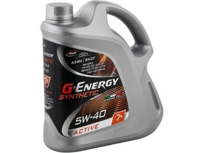 Моторное масло G-Energy Synthetic Active 5W-40 4 л