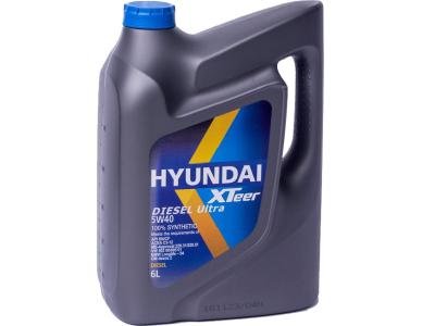 Моторное масло HYUNDAI XTeer Diesel Ultra 5W-40 6 л