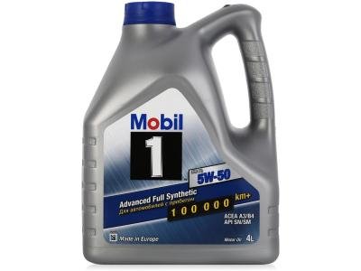 Моторное масло MOBIL 1 Advanced Full Synthetic 5W-50 4 л