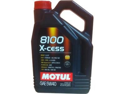 Моторное масло Motul 8100 X-Cess 5W-40 4 л