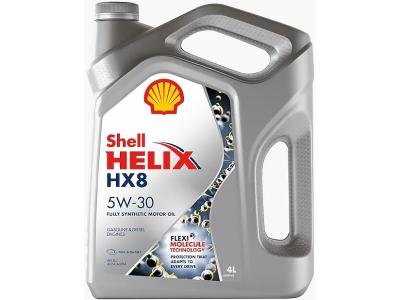 Моторное масло SHELL Helix HX8 Synthetic 5W-30 4 л