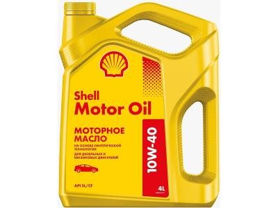 Моторное масло SHELL Motor Oil 10W-40 4 л
