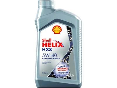 Моторное масло SHELL Helix HX8 Synthetic 5W-40 1 л