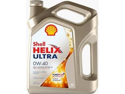 Моторное масло SHELL Helix Ultra 0W-40 4 л