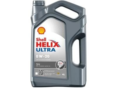 Моторное масло SHELL Helix Ultra 0W-20 4 л