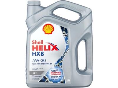 Моторное масло SHELL Helix HX8 ECT 5W-30 4 л