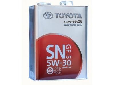 Моторное масло TOYOTA Motor Oil SN 5W-30 4 л