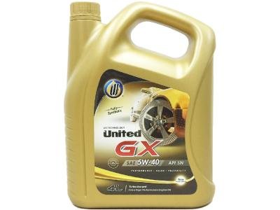 Моторное масло United Oil GX 5W40 GF-5 4 л