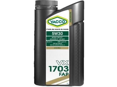 Моторное масло Yacco VX 1703 FAP 5W30 2 л