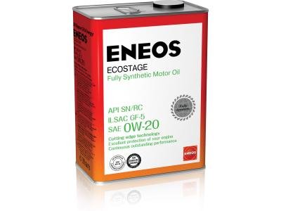 Моторное масло ENEOS Premium Ecostage SN 0W-20 4 л